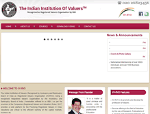 Tablet Screenshot of iivindia.org